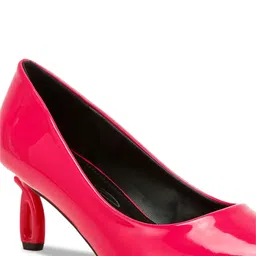 London Rag Leather Kitten Pumps image 5