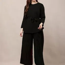 Moda Rapido Round Neck Top With Trousers Co-Ords-picture-35