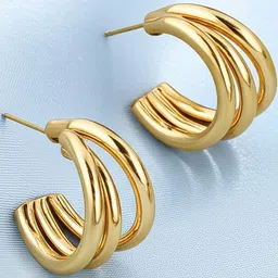 DressBerry Gold-Plated Alloy Earrings image 4