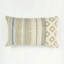 Art Avenue White & Green Geometric Rectangle Cushion Covers-image-95