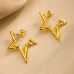 GARNISHA Star Shaped Drop Earrings-picture-16