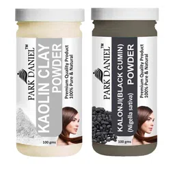 Park Daniel Set Of 2 Kalonji Powder & Kaolin Clay Powder - 100 g Each image 1