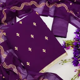 KALINI women Embroidered Unstitched Dress Material-image-64