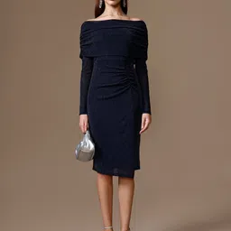 Kazo Women Off-Shoulder Bodycon Dress-picture-20