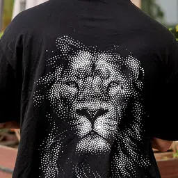 AUSK Men Cotton Printed Oversized T-shirt image 3