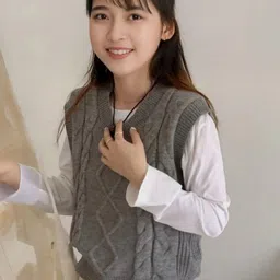 StyleCast Women Cable Knit Sweater Vest-image-48