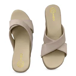 Patriarchy Textured Leather Wedge Sandals image 4