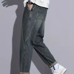 SZN Men Relaxed Fit Mid-Rise Stretchable Jeans image 3