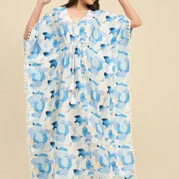 The Kaftan Company Printed Maxi Nightdress image 4