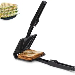 rectitude Best Quality Non-Stick Gas Toaster Compatibility for Griller Sandwich Maker T027 2 W Pop Up Toaster-picture-35
