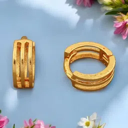 SHREE KRISHNA SHOPPING Gold-Plated Brass Earrings image 1