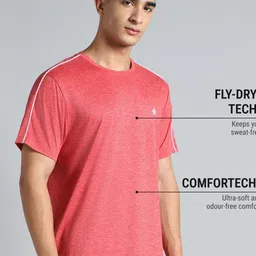 CULT Men Red Active Day COMFORtech T-shirt image 2
