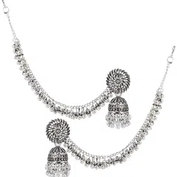 PRIVIU Floral Jhumkas Earrings image 4