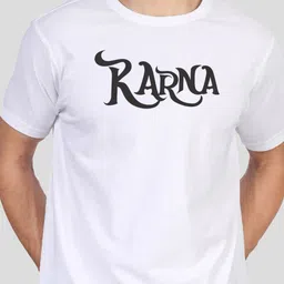 Greylongg Men Graphic Printed Round Neck Cotton T-shirt image 3