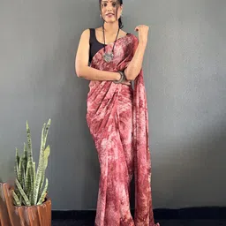 DIVASTRI Zari Pure Georgette Saree image 4