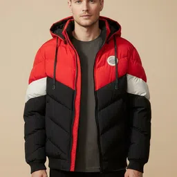 Mast & Harbour Men Colourblocked Puffer Jacket-picture-15