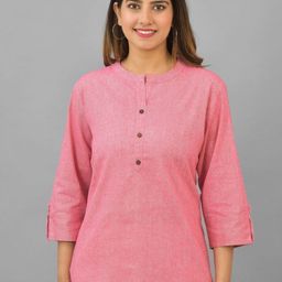 Anouk Rustic Women Mandarin Collar Cotton Top-picture-27