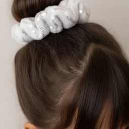 Choko Girls Set of 2 Fur Ponytail Holders image 3