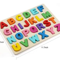 anmolg Wooden English Alphabets A TO Z Rattle image 5