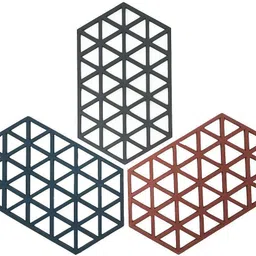 Silicone Trivet Mats Hot Pads Heat Resistant Bowl Mats Dish Mats Drink Coasters Non-Slip Pot Holders Trivet-image-20