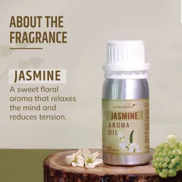 aromahpure Fragrance oil best for Aromatherapy|Helps in Concentration & Meditation| Jasmine Aroma Oil image 2