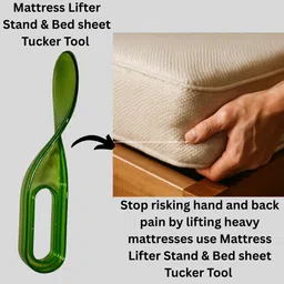 npn Bedsheet Tucking Tool – Easy Mattress Lifter for Queen & King Size Beds Bed Lifter Tool 11 Inch Non-magnetic Line Level image 3