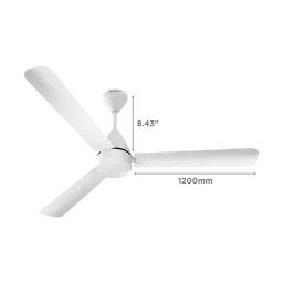 Crompton Energion Hyperjet 5 Star 1200mm 3 Blade BLDC Motor Ceiling Fan with Remote (Inverter Technology, Opal White) image 2