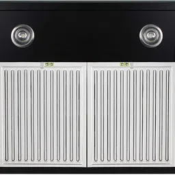 faber HOOD STILUX 3D T2S2 BK TC LTW 60 Wall Mounted Black 1095 CMH Chimney image 3