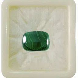 jewelryonclick Natural MALACHITE Gemstone Cabochon Rectangle Cushion 6 Carat 6.25 Ratti for Stone Malachite Ring image 2