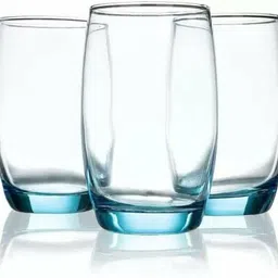 smilerry (Pack of 6) Salto Ice Blue Glass Set Water/Juice Glass_New Glass Set Water/Juice Glass image 4