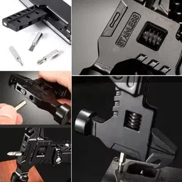 calldrishe Multi Tool Camping Accessories 16 in 1 Survival Gear and Equipment 16 in 1 Multi Tool Hammer Speciality Hammer image 2