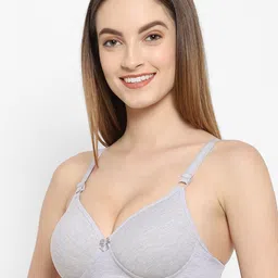 Floret Pack of 2 Lightly Padded Non-Wired Seamless All Day Comfort Push-Up Bra image 3