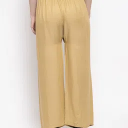 Clora Creation Women Pack Of 3 Solid Wide Leg Palazzos image 5