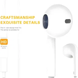 mjn Type C Handsfree with Mic for iPhone 15/iPhone 15 Plus/iPhone 15 Pro[3MU] Wired Headset image 3