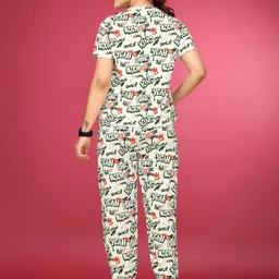 jk creation Printed, Floral Print Women Track Suit image 2