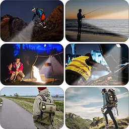 epriko New USB rechargeable portable pocket COB torch keychain light Torch image 4