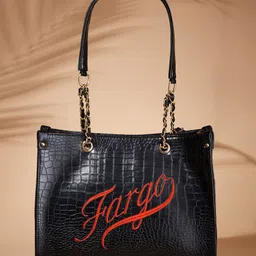 fargo Women Black Tote image 1