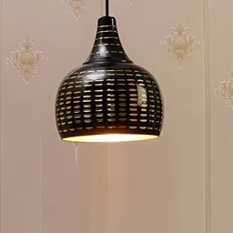 GAUVIK Black Printed Aluminium Ceiling Lamp image 2