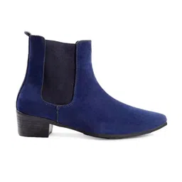Bxxy Men Height Increasing Block Heel Square-Toe Chelsea Boots image 2