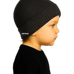 ketkar Unisex Kids Woollen Beanie image 2