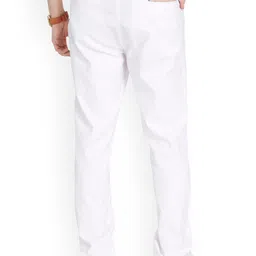 DIVISIVE Men Solid Relaxed Mid-Rise Trousers image 3