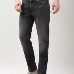 Peter England Casuals Men Slim Fit Mid-Rise Clean Look Light Fade Jeans image 3