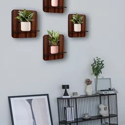 OLIVE TREE 4 Pieces Planter Stand Wall Shelves-image-69