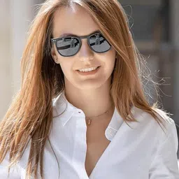 SPADEACES Unisex Square Sunglasses with Polarised Lens image 5