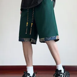 StyleCast Men Solid Regular Fit Knee Length Shorts image 2