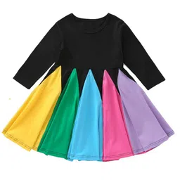 StyleCast x Revolte Colourblocked Fit & Flare Midi Dress-picture-11