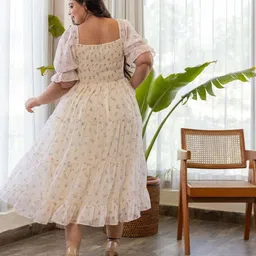 PTVIZE Georgette A-Line Dress image 2