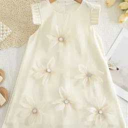 StyleCast x Revolte Girls Floral Embellished Flared Sleeve A-Line Dress-picture-46