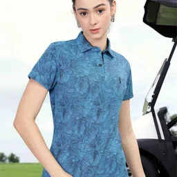 STELLERS Women Printed Polo Collar T-shirt-picture-10