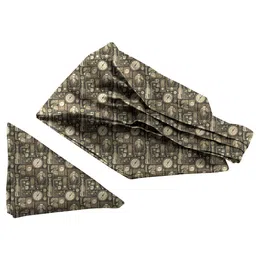 Blacksmith Men Printed Accessory Gift Set Of Tie & Pocket Square-image-55